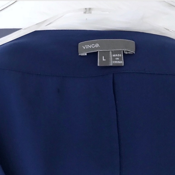 Vince Silk Georgette Draped Dress - Picture 7 of 8